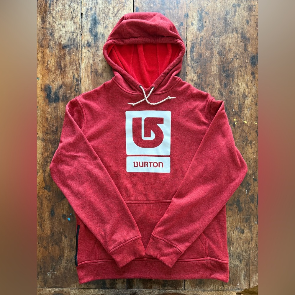 Red Burton Men’s Hoodie Sweatshirt Size Medium comfy